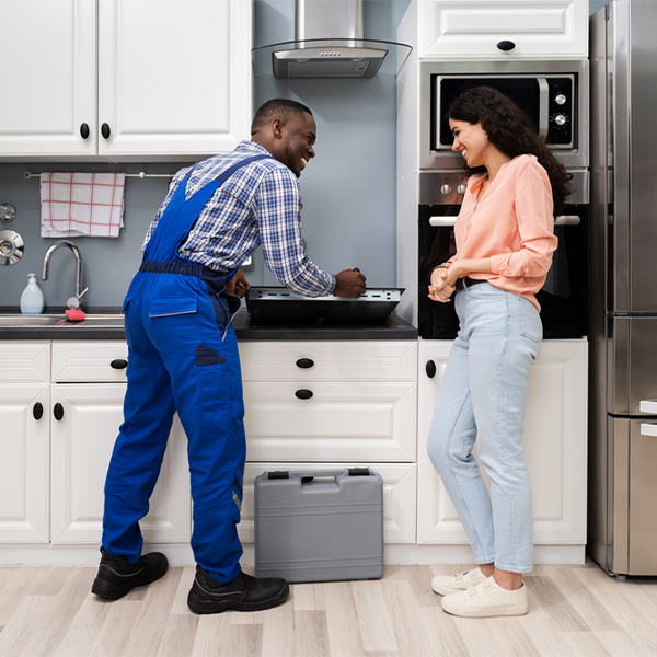what kind of warranty do you offer on your cooktop repair services in Waterville MN